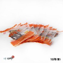 마른안주류 [더해찬] 대왕발35gx10개 가문어 망족 오징어다리 오징어발 (10봉), 10개