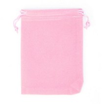 크리스마스 웨딩 선물 가방 및 벨벳 10 개 드로스트링 파우치 여행 도매 저장, 6.5x8.5cm, pink