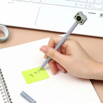 깜찍 사진기 디자인 볼펜(그레이)