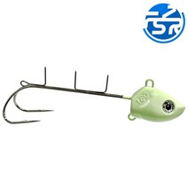 갈치텐야 160g 축광 지그헤드 생미끼채비 루어낚시, 1개