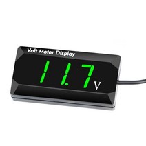 전압계 전압 테스터 DC5V-19.9V 미니 디지털 0.56 인치 LED T5UC, [03] Green, 03 Green