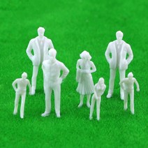 미스토토 백색 인체 사람 모형 피규어 테라리움 디오라마 건축모형 재료, m518_1:200(약1.0cm)-50P