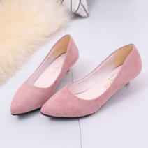 오너클랜 여성 기본 펌프스 낮은굽 정장 구두 하객룩 패션 신발