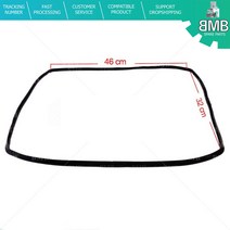SilverlineTeka 브랜드 오븐 도어 개스킷 품질 46x32cm, 한개옵션0
