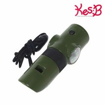 캐스B네이처 목걸이 호루라기 다용도 호각 나침반, 단품