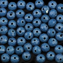 가방밑판 제작 공방 뜨개 diy WLYeeS 6mm 50 개 라운드 모양 고급 Austrian 크리스탈 느슨한 구슬 플랫 유리 공 팔찌 목걸이 패션 쥬얼리 DIY, [26] Peacock Blue
