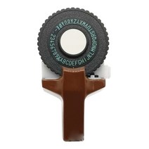 가성비 3D프린터 교육용 입문용 3D 엠보싱 라벨 메이커 라이터 + 휠 테이프 세트 Motex E101 드롭쉽, 09 Brown
