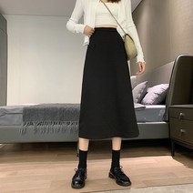 데이프릴 여성용 에이컷 A라인 롱 스커트