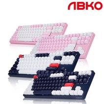 앱코 HACKER K611 V2 리니어 텐키리스 카일광축 축교환 게이밍 기계식키보드, 네이비