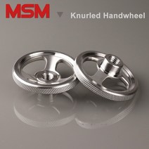 외발전동휠 전동보드 세그웨이 카트 이동 대리기사 전기 MSM OD60mm 스테인레스 스틸 Knurled 핸드 휠 1 개, 03 OD60 x M12, 한개옵션1