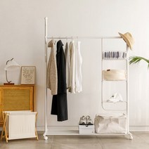 미드센츄리 드레스룸 행거 이동식 다용도 행거 감성 자취방 필수템