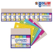 종이나라 1500 홀로그램 색종이 1갑, 5색, 10개