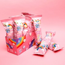 슈가롤리 빅 무지개 솜사탕 /팝핑 과일솜사탕 자일로스 비타민 함유 유치원답례품 간식, 마카롱
