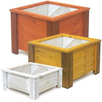 노드밴딕 500x500x450 3컬러 방부목화분 옥상텃밭상자 플랜트박스 큰화분만들기