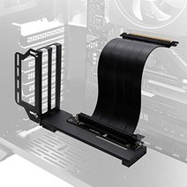 EZDIY-FAB 새로운 수직 GPU 브래킷 VGA 수직 그래픽 카드 홀더 브래킷 비디오 카드 수직 마운터 20cm PCIE 3.0 라이저 케이블 포함