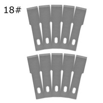 카빙나이프 10 pcs 한 로트 21 나무 조각 칼 블레이드 교체 조각 메스 블레이드, 18