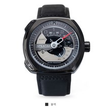 디엔 명품 남자 특이한 남성 가죽 손목시계