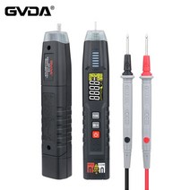 디지털 멀티 미터 클램프 메타 접지저항계 gvda 스마트 펜 유형 true rms, 없음