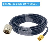 lte라우터 휴대용 와이파이 라우터 포켓파이 sma 남성-n 남성 저손실 lmr195 동축 케이블 rf 확장 점퍼 4g 무선 게이트웨이 셀룰러 ads-b 라디오, sma m - n 남성, 5m