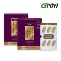 GNM 여성 갱년기에 회화나무열매 60정 x 2박스 / 대두이소플라본 뼈건강 비타민D, 1) 회화나무 열매 2박스 (2개월