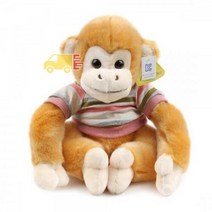 아망스 골드몽키 봉제인형 라이트브라운 대형(30cm)