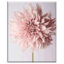FASEN DIY 보석십자수 캔버스 형액자 세트 40 x 50cm, 40*50 cm, K020 달리아