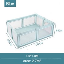 어린이 아기 실내 놀이터 놀이기구 미끄럼들 IMBABY Playpens 녹색 울타리 아이들 Playpen 큰 운동장 공원 150x180 160x160, [02] 150x180