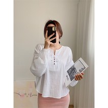 스튜디오 안나밸 패션의류 스튜디오 안나밸 아일렛 블라우스 (8443362)