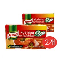 태국 유니레버 톰얌 큐브 소스 똠얌꿍 2개, 24g*2개