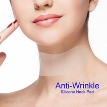 목세로주름 세로목주름 일일일팩 눈밑주름패치 목주름팩 실리콘팩 재사용 가능한 안티 링클 넥 패드 실리콘 투명한 그루브 제거 스티커 스킨 케어 실리카 젤 패치 페이셜, 03 1pc neck pad