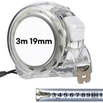 [방수 내구성] 스테인리스 스테인레스 줄자, 3m 19mm, 1개