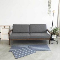 [베이직팩토리] 데리안 스트라이프 러그 50x150