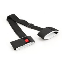 보드백 스키 숄더 스트랩 핸드 헬드 더블 스노우 보드 나일론 EVA 조정 가능한 다기능 벨트 핸들 캐리어 Dropship, CHINA_라이트 그레이