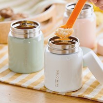 오슬로 미니 보온죽통 이유식 보온밥통 220ml 5색상, 핑크