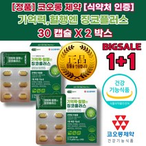 징코플러스 은행 잎 아연 많은 효능 추출물 혈행 혈압 혈액순환 제 뇌 기억력 에 좋은 음식 영양제