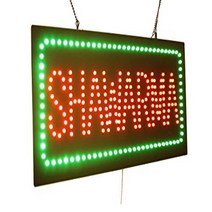 Shawarma Sign TOPKING Signage LED Neon Open Store Window Shop Business Display Grand Opening, 1