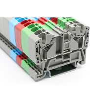 서일전자 USL-5HR_1P 600V 20A (1EA) 레일식 단자대, 회색, 선택안함