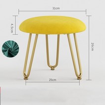 스툴의자 보조 미니 화장대 의자 Sillas Comedor 북유럽 스타일 원형 가정용 벤치 신발 스툴 가벼운 럭셔, 06 as picture5