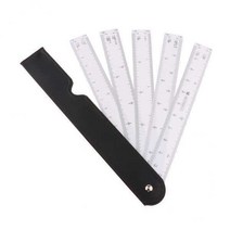 GHSHOP 그래픽 디자인을 위한 2x 건축 스케일 눈금자 다중 비율 측정, PVC, 설명