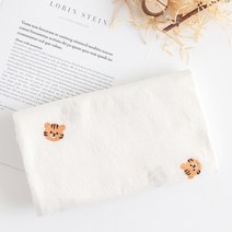 자수 20수 광목 나는 호랑이 2종, 백아이보리