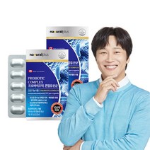 내츄럴플러스 차태현 100억 프로바이오틱스 혼합유산균 60캡슐(2개월분), 2개