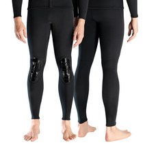 민트스쿨 1.5MM 투피스 다이빙 웻수트, 하의-남성블랙