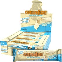 [영국발송] 12개입 그레네이드 카브킬라 프로틴바 화이트 초콜릿 맛 60g Grenade Carb Killa White Chocolate Cookie protein Bar