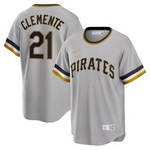 [해외] 나이키 저지 유니폼 MLB Roberto Clemente 피츠버그 파이리츠 로드 쿠퍼스타운 컬렉션 플레이어 저지 그레이 792020