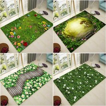 꽃밭러그 포인트 잔디 카페트 플라워 풍경 200x300cm