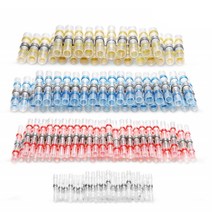 납땜 공구 자동납땜 열수축 튜브 S2 전선 연결 방수, 레드, 20개