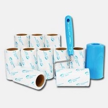 T자형 롤 테이프클리너 크리너 리필 10롤 세트