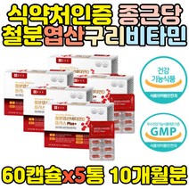 퓨어 대용량 10개월분 철분 엽산 구리 비타민 5통 식약처인증 20대 30대 40대 50대 임산부 임신 준비 선물 산모 와이프 출산 영양제 보조제