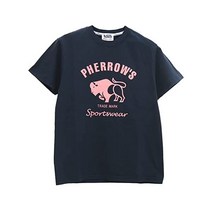 일본발송 (페로우즈)22S-PT2 Mens Classic Buffalo Print Short Sleeve T-Shirt 2022 Spring/Summer