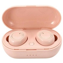 가성비 블루투스 이어폰 TWS 무선 fone 블루투스 5.0 이어폰 터치 컨트롤 9D 스테레오 헤드셋 마이크 스포, 11 pink